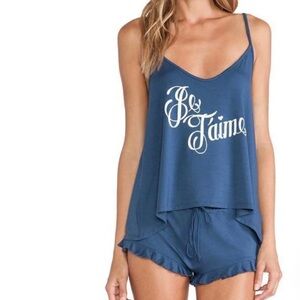 Wildfox Navy Women's Pajama Set